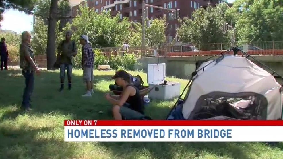 Homeless removed from living under bridge in Foggy Bottom WJLA