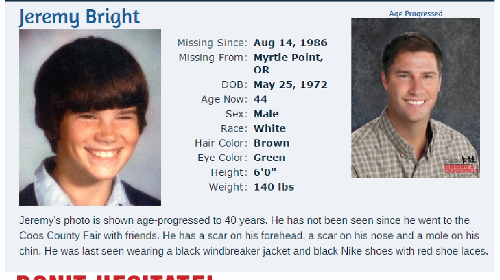 'You’re grieving and it doesn't ever stop' Jeremy Bright missing in