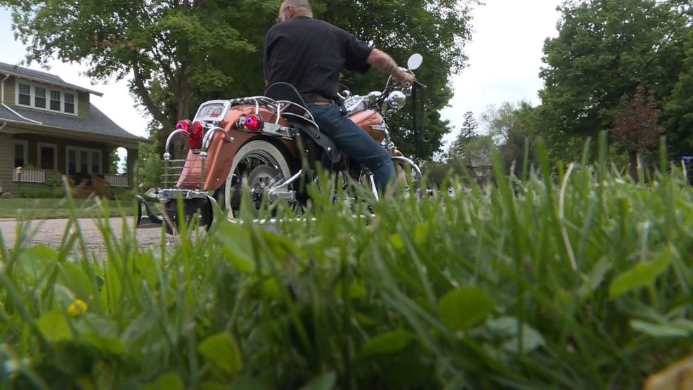 grass clippings motorcycle