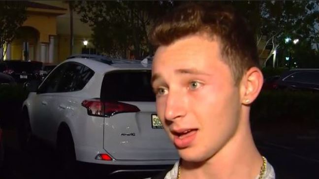 Student says teacher locked door when gunfire began