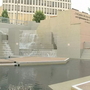 Waterfall fountain in Rochester: Back on after 27 years