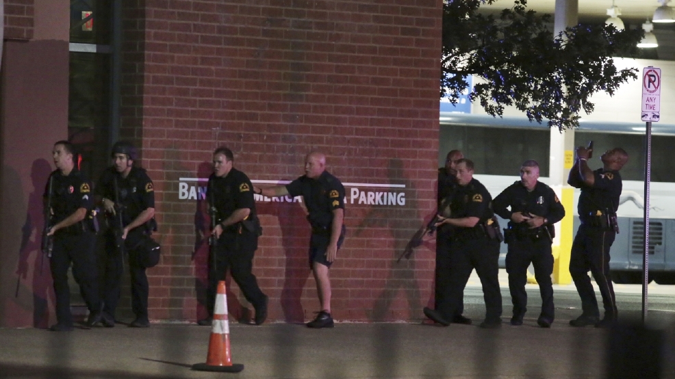 Shots Fired At Dallas Protest Over Fatal Police Shootings Komo