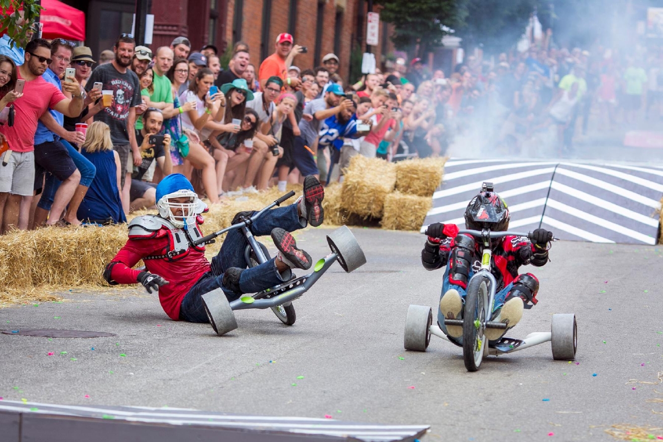 Danger Wheel Adult BigWheel Racing Takes Over Pendleton Cincinnati