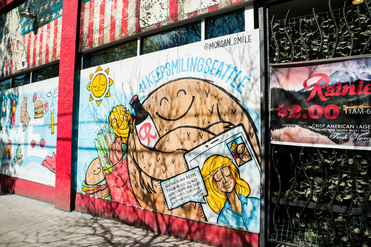 Photos Incredible Capitol Hill murals light up the empty city streets