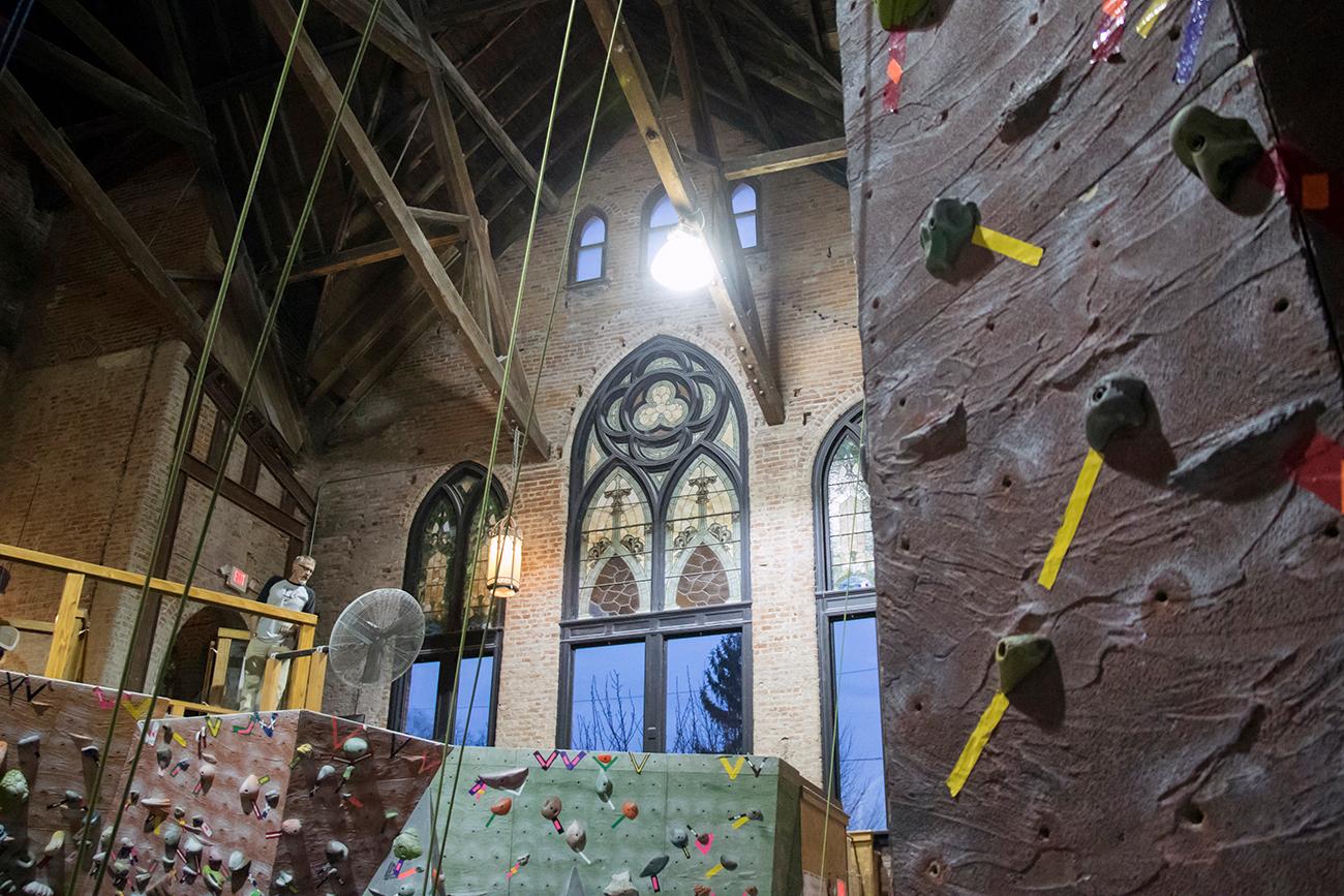Dayton Has An Awesome Rock Climbing Gym Inside Of A FormerlyAbandoned