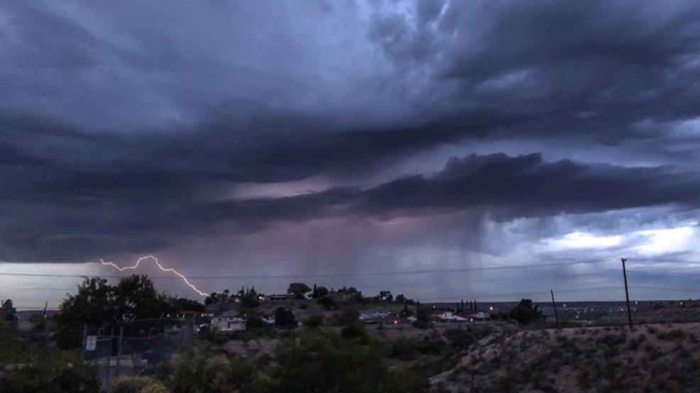 Showers and storms arrive in El Paso Wednesday KFOX