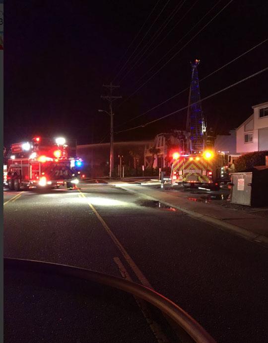 Crews investigate after multiple buildings caught fire in Cherry Grove