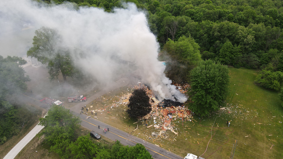 Explosion levels home, injures 2 in South Haven WWMT