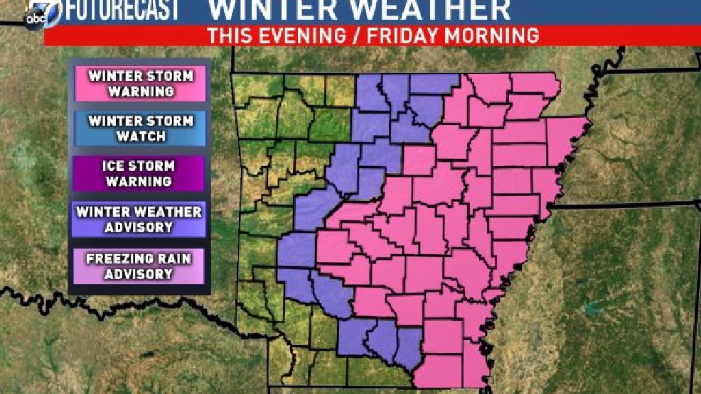 Next round of winter weather arrives in Arkansas KATV