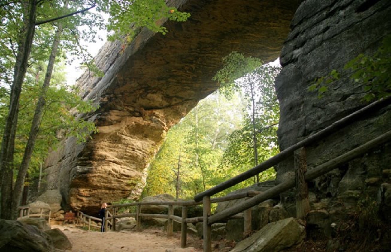 A Bridge, A Sphinx, & The Fat Man’s Squeeze Await You At This Kentucky