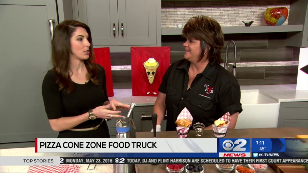 Pizza Cone Zone Food Truck KUTV