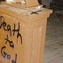Arkansas church and cemetery vandalized  