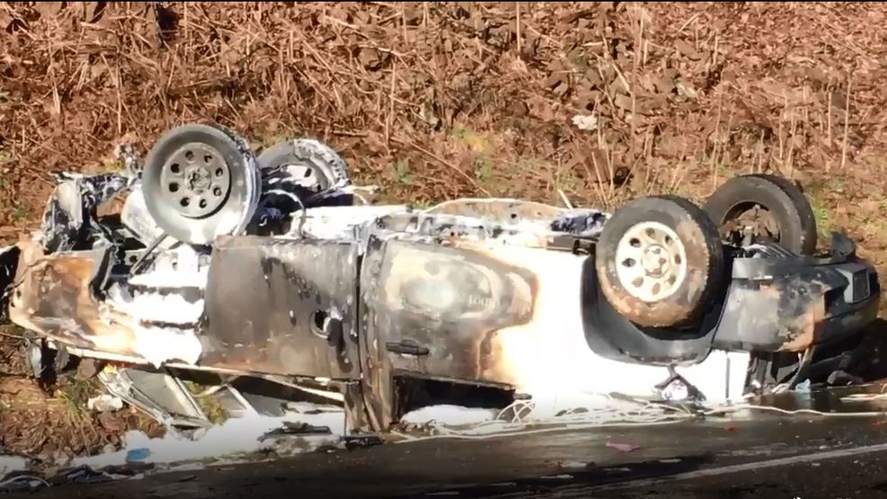 3 injured in fiery crash on I26 in Asheville WLOS
