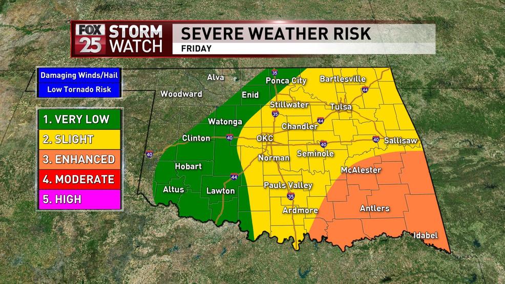 Oklahoma has potential for severe storms, winter weather in 24 hours KOKH