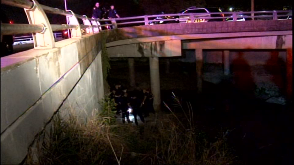 Man injured after jumping off bridge in bid to get away from police KTXS