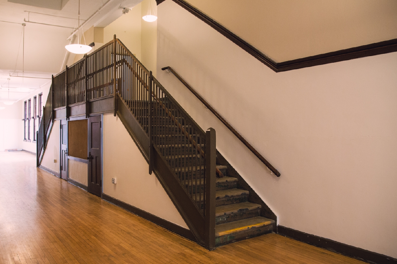 This Funky Northside Apartment Building Used To Be A School