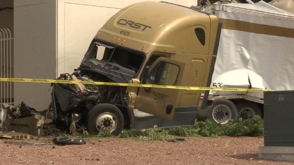 Semitrailer removed 19 days after it crashed into westside building KDBC