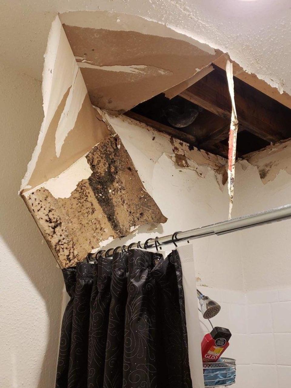 It Just Blew Me Away Ceiling Collapse Puts La Silva Apartments