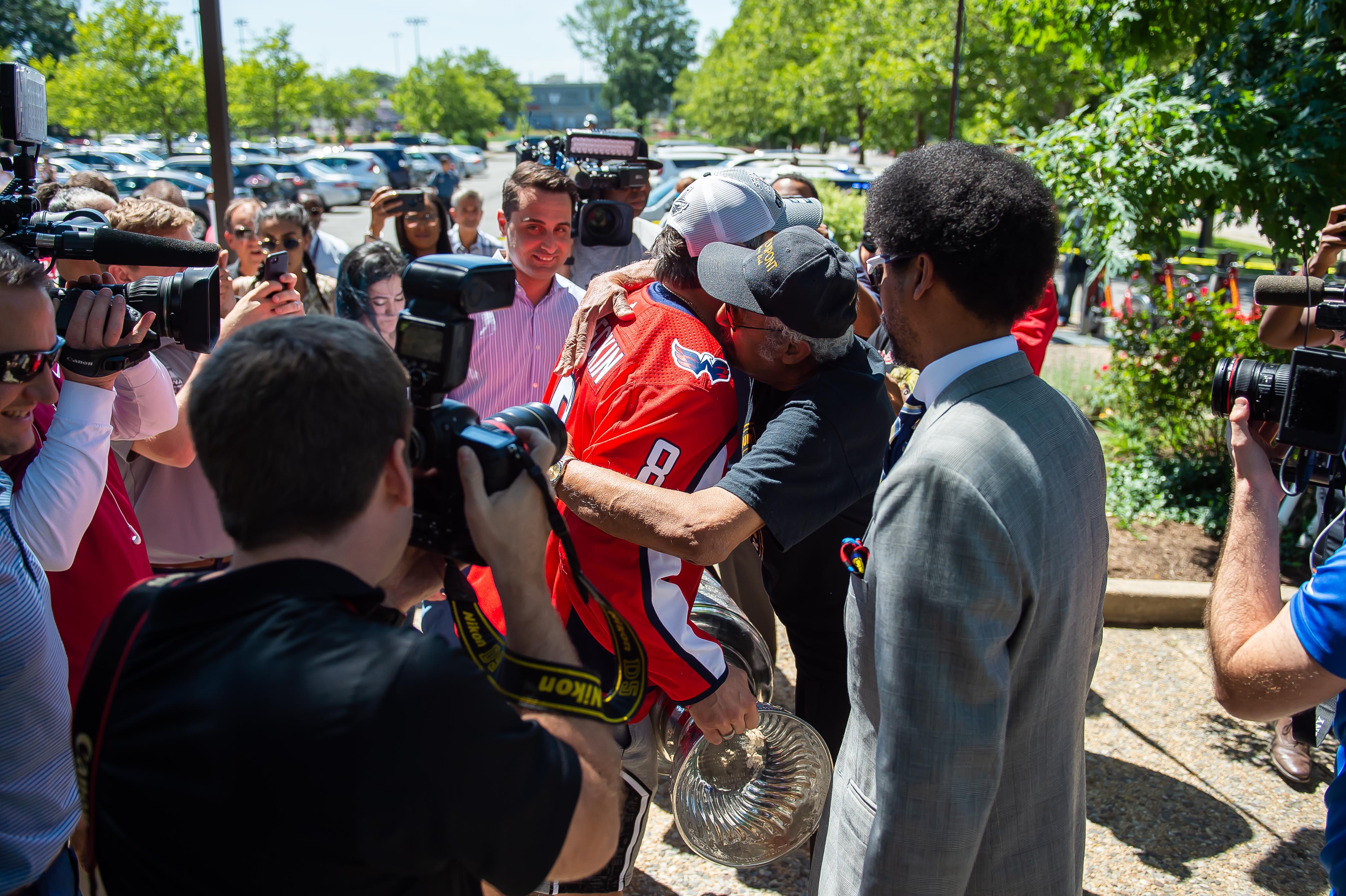 upon arrival, ovi was greeted by a very exuberant{&nbsp;}neal