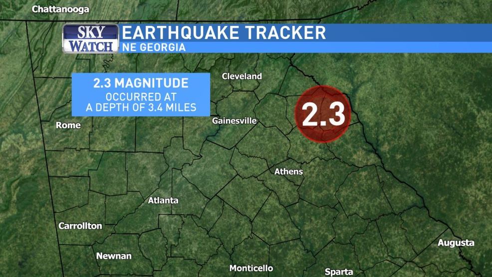 Highest magnitude earthquake in georgia