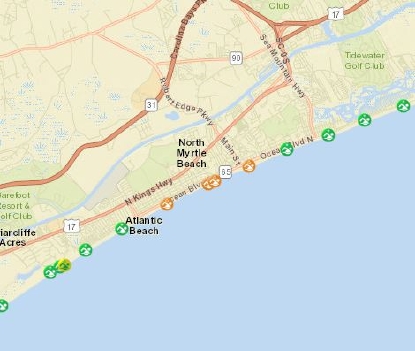 No Swimming Advisory Lifted For North Myrtle Beach Beaches Wpde The Areas Where Temporary No Swimming Signs Have Been In North Myrtle Beach Because